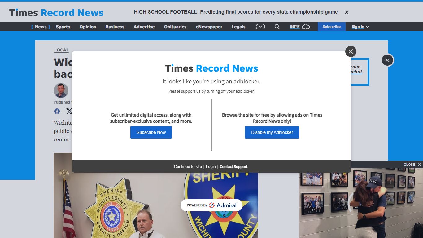 Wichita County inmate mugshots are back online - Times Record News